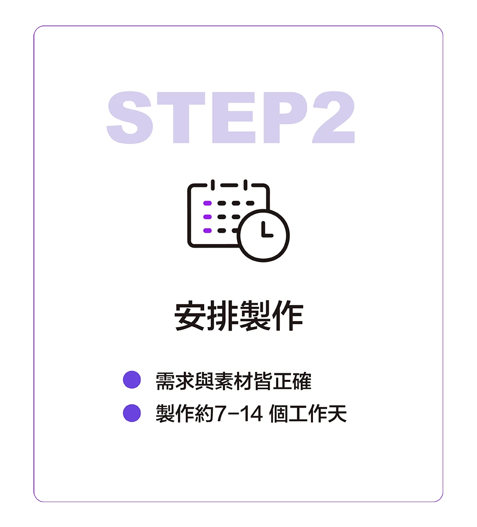 Step2-安排製作