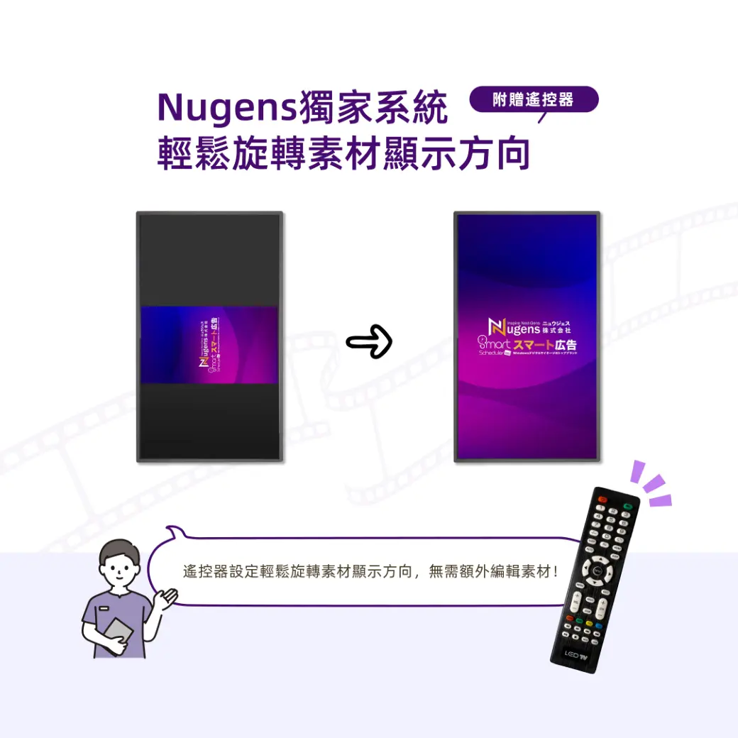 內附桌面支架，自由調整展示角度