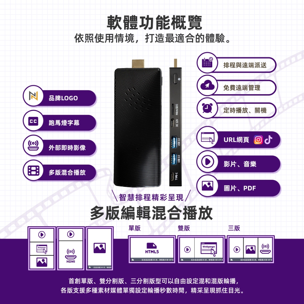 多版編輯混合播放