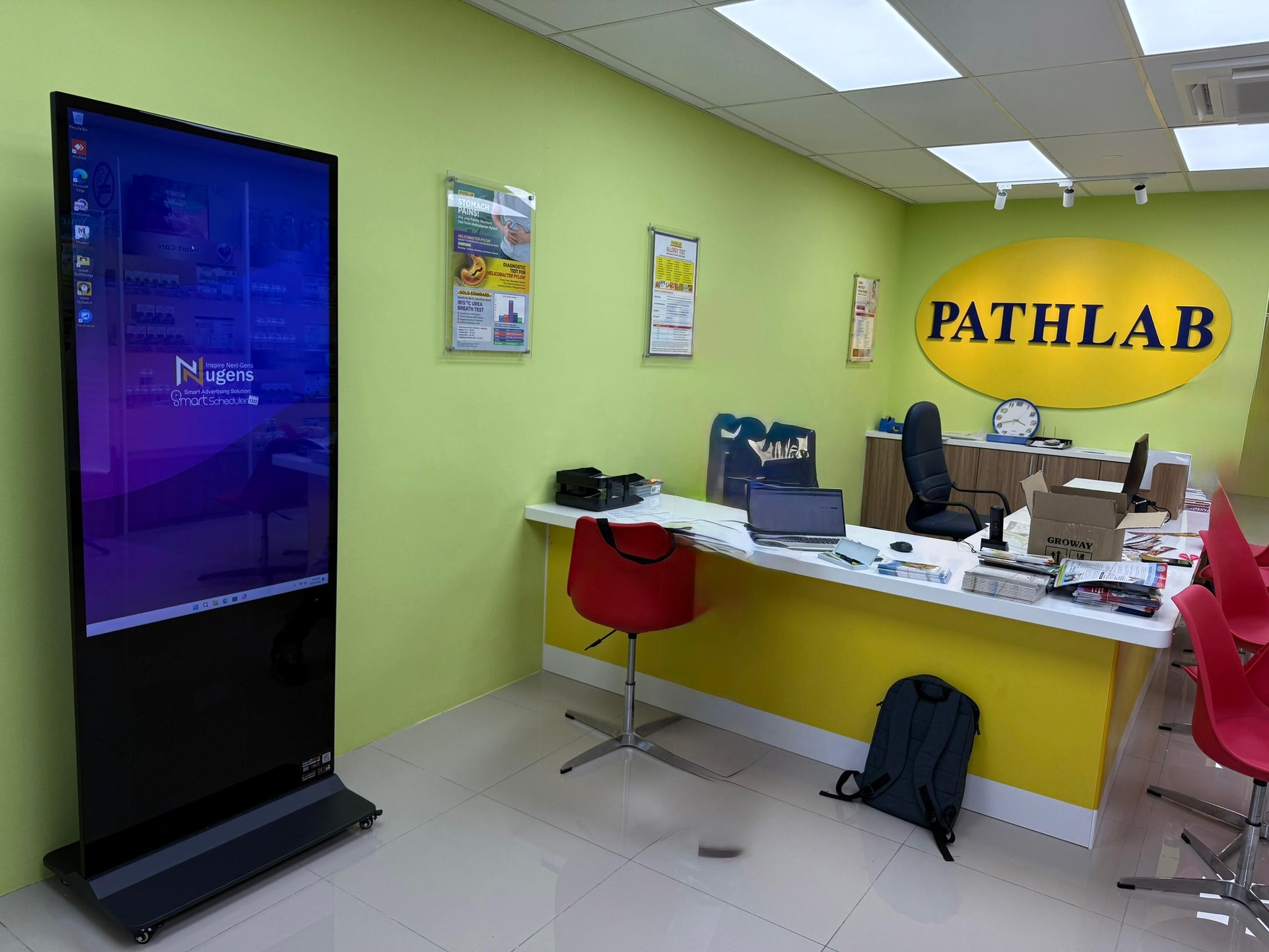 Pathlab Ampang 數位看板案例
